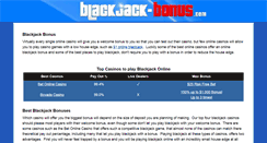 Desktop Screenshot of blackjack-bonus.com